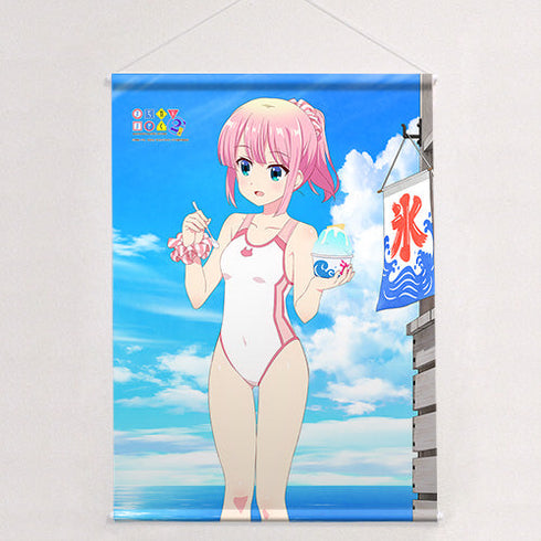 『まちカドまぞく 2丁目』描き下ろしB2タペストリー(千代田桃/海)Wスエード